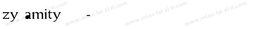 zy amity字体下载字体转换